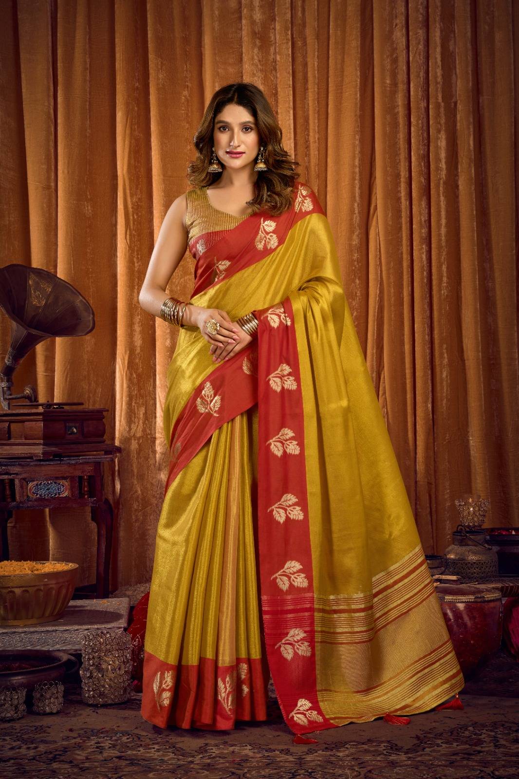 Sumathi By Gobuni 2301 to 2306 series Indian Traditional Wear Collection Beautiful Stylish Fancy Colorful Party Wear & Occasional Wear Soft Tissue  Sarees At Wholesale Price